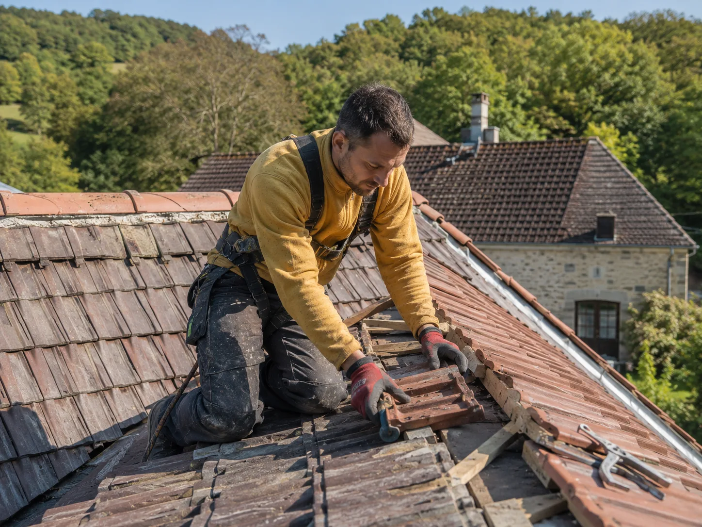 Toitures tuiles, ardoises, zinc et bac acier – Couvreur Doubs 25